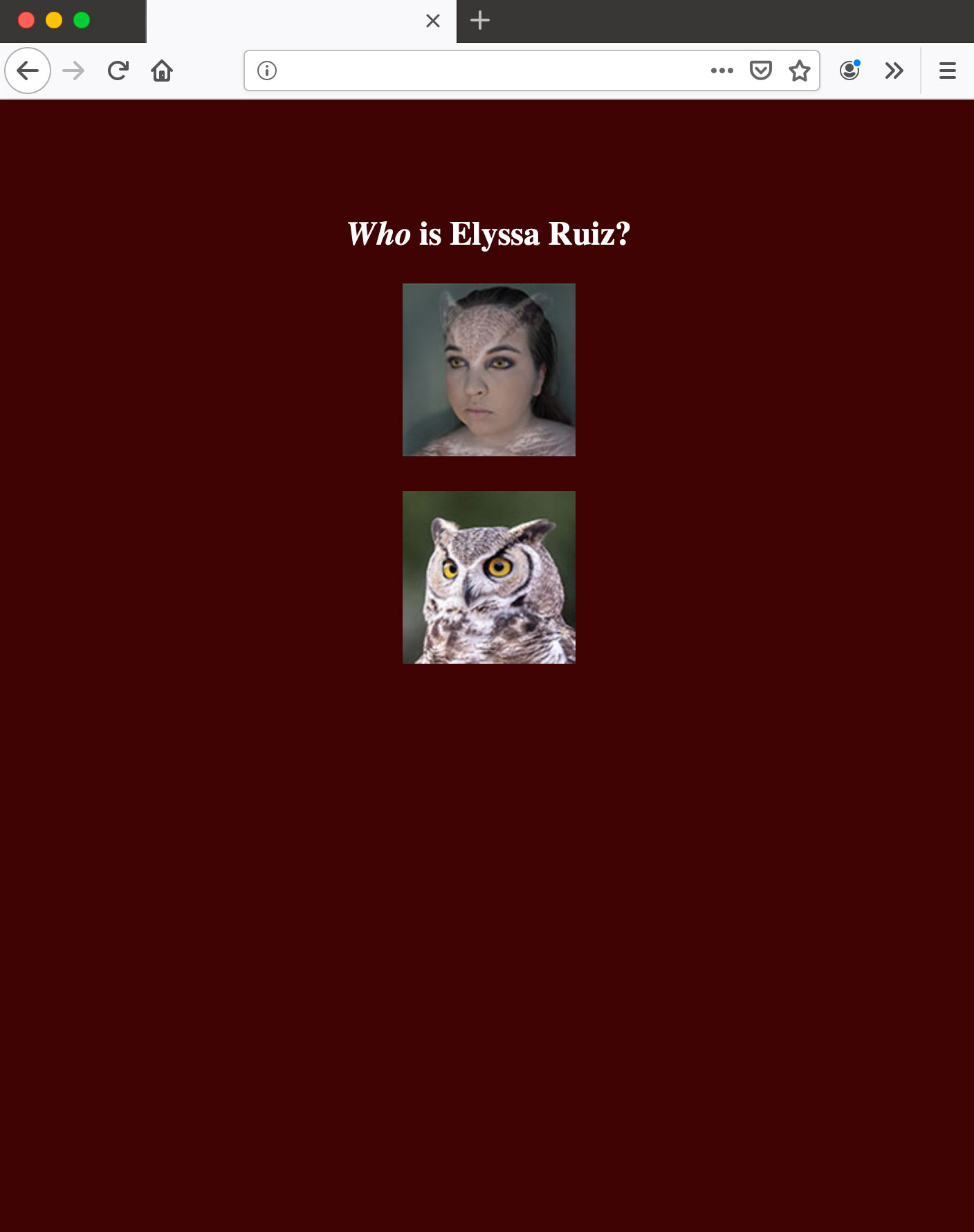 click to view example html pages